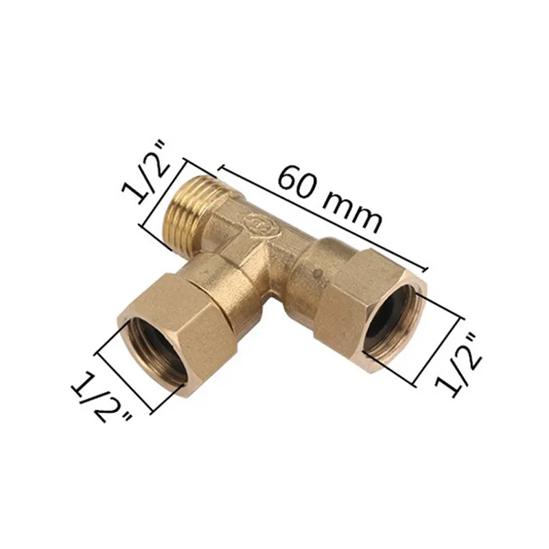 15mm x G1/2 Female Elbow Adaptor Brass Compression Fittings Straight  Connector, Pipe Fittings -  Canada