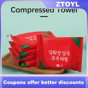 【ZTOYL】 Dùng một lần nén khăn tắm du lịch xách tay khăn
