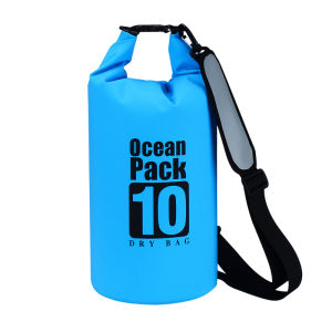 10L 20L Ocean Pack Dry Bag Outdoor Waterproof Bag Swimming Rafting Beach Bag Adjustable Strap Compact Durable Portable