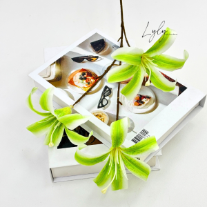 Cành Hoa ly cao su hoa ly nhân tạo giống thật decor trang trí nhà cửa