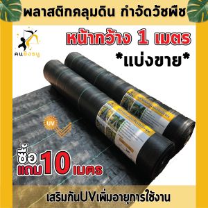 (ผืน1x20m) พลาสติกคลุมดิน ผ้าคลุมดิน ผ้าคลุมหญ้า พลาสติกคลุมหญ้า ป้องกันวัชพืช/กำจัดหญ้า น้ำซึมผ่านได้ ตราคนยิงธนู