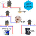 WenQia Wireless Remote Control Switch,AC 110V/220V/230V/240V 30A Relay Receiver with 1000m Long Range Transmitter for Pump,Lighting,Electrical Equipment,Home Electrical. 