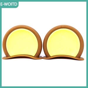 【E-WOITD】 2pcs đầy màu sắc xe máy Mũ bảo hiểm Gấu tai trang trí nội thất phổ quát xe máy xe đạp xe phong cách trang trí Mũ bảo hiểm Dán Phụ Kiện
