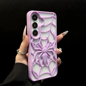 Heat Dissipation Cool Hollowed-out Spiders Case For Samsung Galaxy S25 Ultra S24 FE S23 S22 Ultra A56 A55 A54 A36 A34 Soft Case