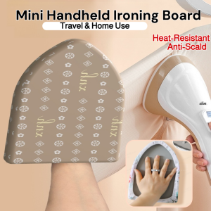 Mini Handheld Ironing Board   Portable Foldable Heat-Resistant Mat  Anti-Scald Iron Pad For Clothes  Travel &amp Home Use