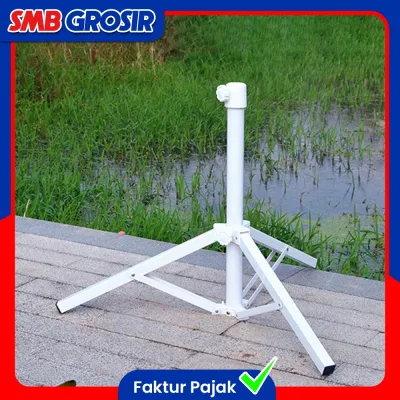 Tripod Kaki Penyangga Tenda Payung Dudukan Tenda Lipaat Bahan Kokoh Berkualitas Ukuran 45 CM