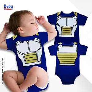 Baby Onesies PH Dragonball Anime Baby Clothes Vegeta 0-12 months Newborn Baby Boy Girl Anime Outfit