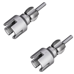 New Upgraded Internal and External Thread Integrated Thread Opener Water Pipe Electric Drill with 4 6 Points Water Pipe Universal Precision Thread Opener Drill Tool内外一体精准开丝钻头工具