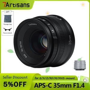 7artisans 35mm F1.4 ASP-C Large Aperture Lens  For Sony E mount A7/Fuji XF/M4/3mount/Nikon Z