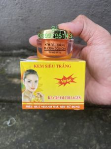 Kem Siêu Trắng Da Linh Chi Vàng Vip 15g/Hộp
