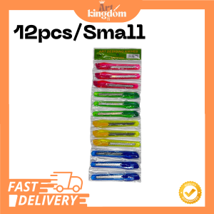 12 Pcs Mini Utility Cutter Set – Colorful Art Design Knives for School Office & Wholesale (Paninda)