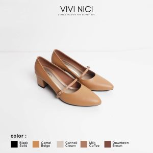 VIVI NICI - Bianca Sepatu Wanita Hak 5 cm