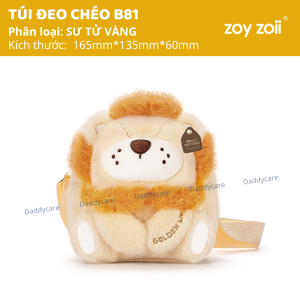 Túi đeo chéo gấu bông cho bé gái bé trai Zoyzoii B81 Kids Crosbody Bag