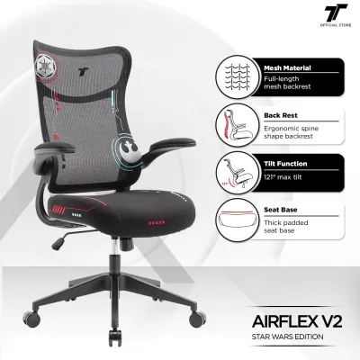 TT Airflex V2 Ergochair Home Office Mesh Chair Executive Ergonomics Chair