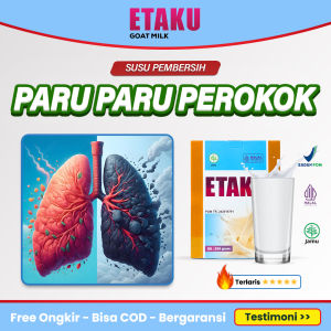 Susu Pembersih Paru Paru Kotor Perokok Candu Berat obat Asma Sesak Napas TBC Pneumonia Kambing Etawa