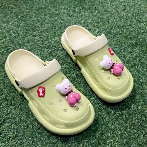 [Free Shipping] Thick-Soled Perforated Clogs For Women New Style Sweet And Stylish Sandals Platform Shoes Thick-Soled Trendy