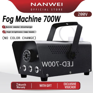 NANWEI Fog Machine 700W Dj Equipment (LED/RGB Fog Machine) Wireless Remote Control Stage Smoke Machine -With 13 Colorful