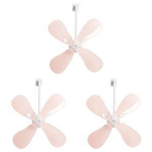 NOBLELYN 3Pcs Gắn tường Máy thông gió điều hòa không khí Có thể điều chỉnh Chống thổi trực tiếp Hướng dẫn điều chỉnh quạt Hình dạng cối xay gió Quạt điều hòa không khí Trang chủ
