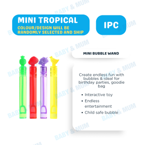 Tropical Fruit Mini Bubble Wands | Childrens Day & Birthday Party Gifts Favors | SG LOCAL STOCK