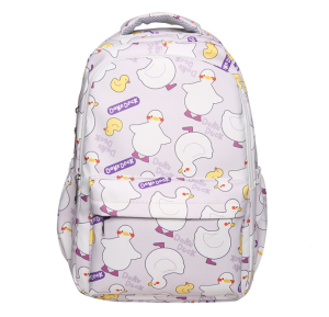 Balo đi học nữ nhiều ngăn quai đeo dày chắc chắn chống nước hình vịt cute đẹp giá rẻ cho học sinh cấp 1 cấp 2 thời trang