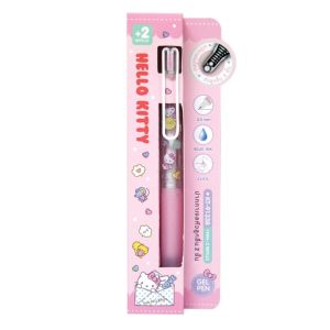 ปากกาเจล Oniso x Sanrio ลายลิขสิทธิ์แท้ รุ่น 9133 พร้อมไส้น้ำเงิน 2 อัน หมึกแห้งไว ปากกาโอนิโซะ (gel pen)