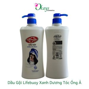 Dầu gội Lifebuoy xanh đỏ OK373 giúp dưỡng tóc óng ả mềm mượt kháng khuẩn 640g