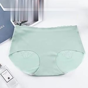 Lizida 3PCS Womens Panties Plus Size M-XL Butterfly Lace Cutout Seamless Panties Soft and Comfortable Breathable