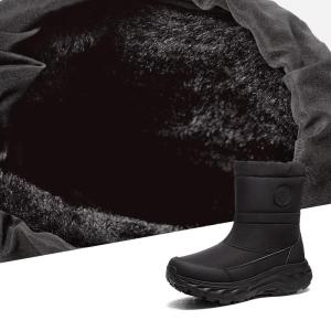 Camel Womens Waterproof Plus Velvet Snow Boots Thick Warm Non-slip High Top Hiking Shoes