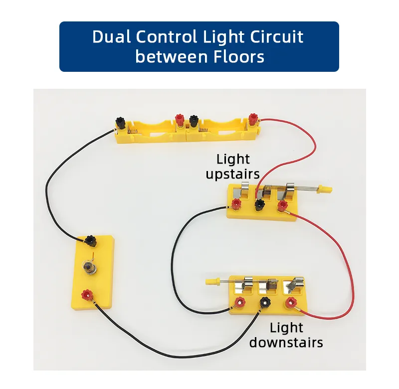 9 Physics Electrical Experiments Set Student Electric Circuit Kit Lab ...