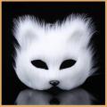 Bopin Women Plush Fox Mask ฮาโลวีน Carnival ชุดแฟนซีปาร์ตี้ props หน้ากากสุนัขจิ้งจอกน่ารัก. 