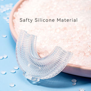 Yana Kamote Kids U-shaped 360 Degrees Toothbrush For Kids Toddler 1 to 12 Years Old Childrens Rocket Modeling Toothbrush Baby Silicone 1PCS