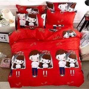 ชุดผ้าปูที่นอน 6 ฟุต 6 ชิ้น พร้อมผ้านวมหนา ผ้าปูขนาด 6 ฟุต ลายการตูน ต่างๆ ถ้าลายที่สั่งมาหมด