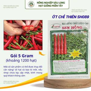 SH089 - GÓI 1200 HẠT GIỐNG ỚT CHỈ THIÊN SEN HỒNG 089