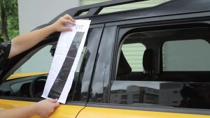 JIDIXIAN Car Window Middle Center Pillar Decoration Cover Decal Stickers for Ford Bronco Sport 2021 2022 Exterior Accessories