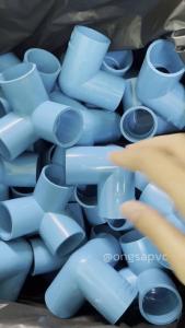 (ส่งฟรี แพค1ตัว)ข้องอสามทางฉาก  1 นิ้ว ข้องอตั้งฉาก พร้อมส่งวันต่อวัน