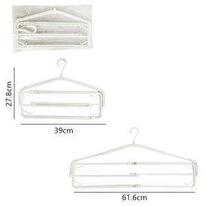 Closet Organizer Hangers Clothes Store & Ventilate Hangers Thicken Non-Slip Magic Hangers for Bedspreads Tablecloths Linens