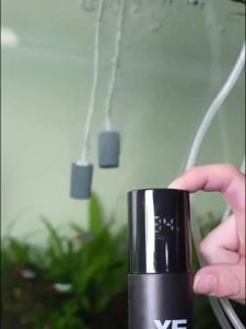 TOPOP Oxygen Pump Fish Rechargeable Aquarium Pump Dual-Motor Fish Aerator Outdoor Fishing & Home Tank Use Durable ABS Oxygen Output