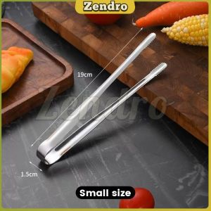 ZEO Stainless Steel Barbecue Clip Food Tongs Long-handled Outdoor Grilling Steak Clamp Baking BBQ Tool