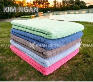COMBO 5 Khăn 50x55cm Lau Xe Hơi Vệ Sinh Bề Mặt Ô Tô Cao Cấp - Khăn Lau Xe Hơi Siêu Sạch Siêu Thấm Hút