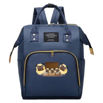 Mothers diaper backpack multifunctional for outdoor use storage and organization of care supplies cartoon series