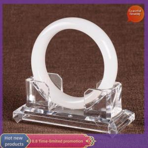 Graceful Transparent Acrylic Bracelet Display Rack Bangle Organizer Storage Holder Stand