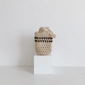 Tinytreetown - Woven bead bucket bag