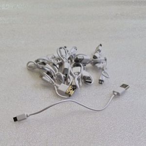 dây sạc điện thoại sạc quạt mini sạc đa năng 1 đầu usb 1 đầu dẹt