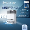 [2025 NEW] ECOVACS DEEBOT T50 Pro OMNI AI Robot Vacuum | 15000 PA | AIVI 3D 3.0 | TruEdge™ 2.0 | ZeroTangle™ 2.0 | All-in-one OMNI Station | 9mm Auto Mop-Lifting | YIKO GPT | APP Control [2 Years Warranty]. 