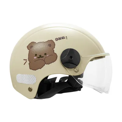 4-12 years kids Helmet Adjustable Straps Cartoon Motorcycle Helmet Bicycle Visor Safety Protector Helmet for kids