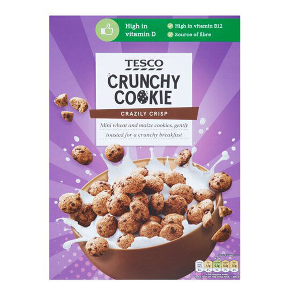 TESCO Crunchy Cookie Cereal 325g Lazada PH