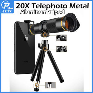 20X Optical Zoom Kamera Telephoto Metal Telescope Lens 4K HD Phone Lens For HP Handphone lensa