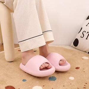 [Free Shipping] New Home Slippers For Men And Women Summer Indoor Home Use CoupleS Bathroom Anti-Slip EVA Slippers