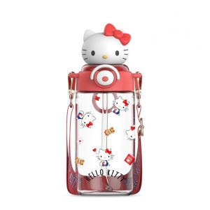 Sanrio Kids Water Bottle Tritan Water Bottle 620ml 650ml 100% BPA Free Kuromi My Melody Cinnamoroll