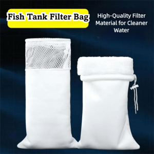BETTERFORM Reusable Anti-over Flow Bags Anti-overflow Washable Fish Tank Water Outlet Filter High Density Aquarium Filter Wash Filter Magical Bag for Biological Filtration Clean Accessories